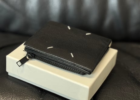 maison margiela four stitches leather wallet