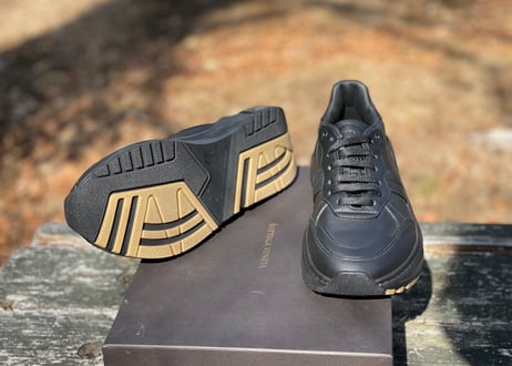 bottega veneta 2019aw leather sneakes black 41 dead stock