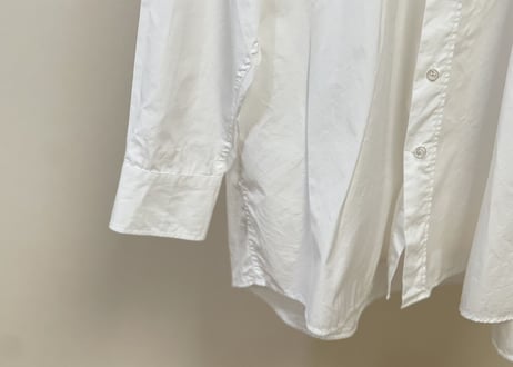 maison margiela "白タグ" over size long shirt