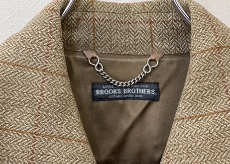 80s brooks brothers made in England coat