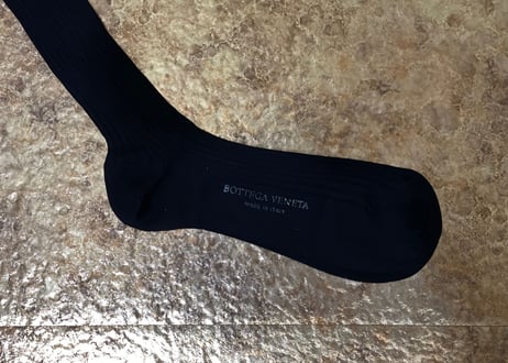 bottega veneta 2020aw socks black dead stock
