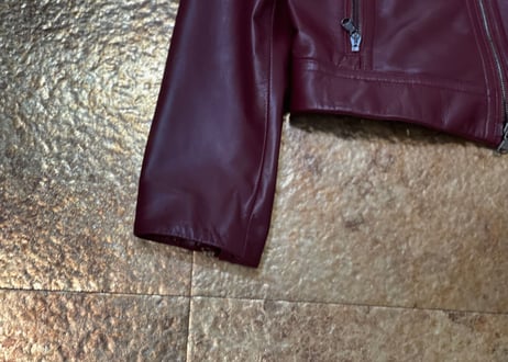 lanvin 2017aw leather jacket dead stock