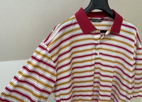 1980-90s christian dior over size polo shirt
