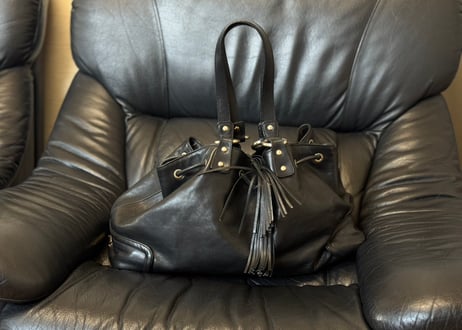 emporio armani leather bag
