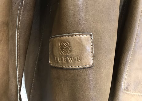 2013aw loewe leather jacket