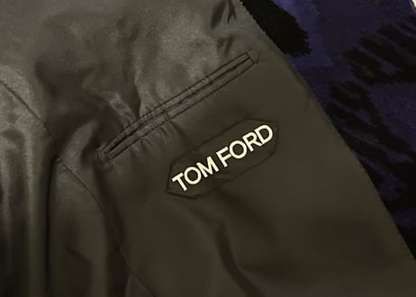 tom ford 2019aw velour jacket dead stock