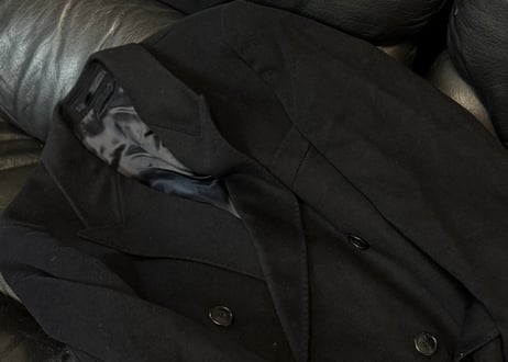 made in west germany cashmere double coat