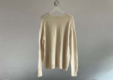 auralee drop shoulder knit