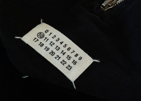 maison margiela "再構築" back zip coat