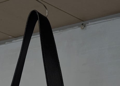 yves saint larurent rive gauche leather shoulder bag