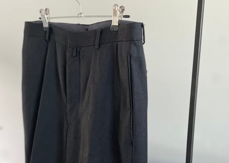 jilsander dark gray set up suit