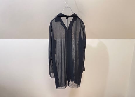 ys see-through long shirt dead stock