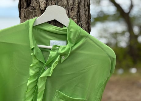 prada 2019ss "look47 48" runway model frill shirt