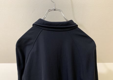 prada logo jersey blouson black