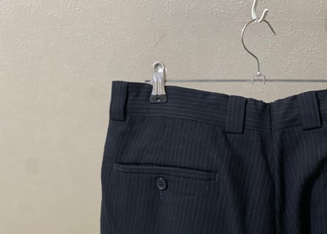 versace stripe double set up suit