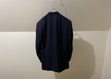versace stripe double set up suit dead stock