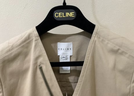 celine no collar  jacket