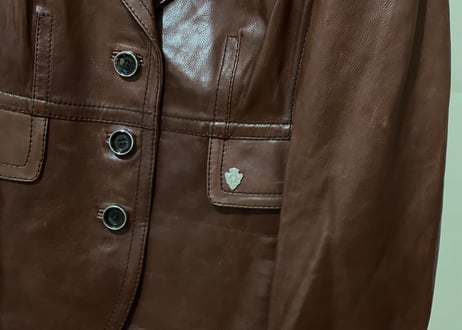 gucci leather jacket deat stock
