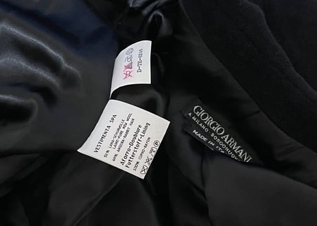 giorgio armani angra coat
