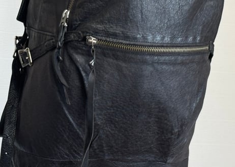 ren leather back pack