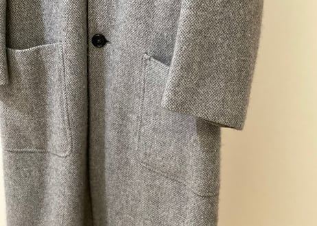 jilsander cashmere wool chesterfield coat
