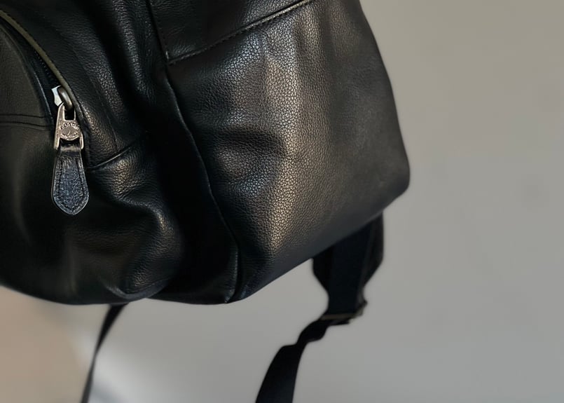 coach leather back pack | weekend tokyo