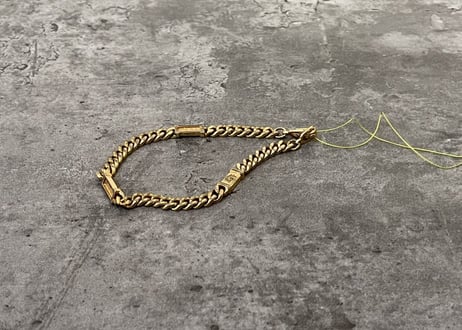 80-90s vintage dior gold bracelet"C"