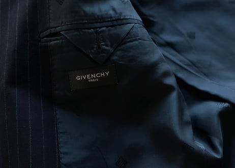 givenchy made in Italy stripe set up suit