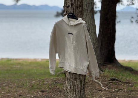 jilsander ”Meier 期” oversized logo hoodie