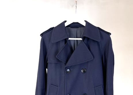 maison margiela short trench coat