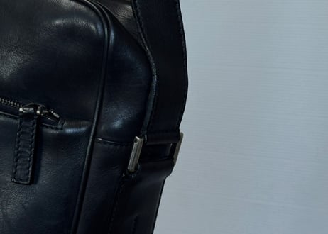 yves saint larurent rive gauche leather shoulder bag