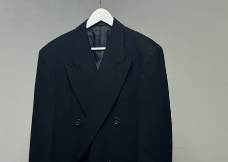 cashmere double long coat