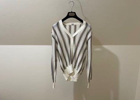 loewe strip cardigan