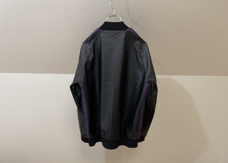 needles fake leather blouson jacket