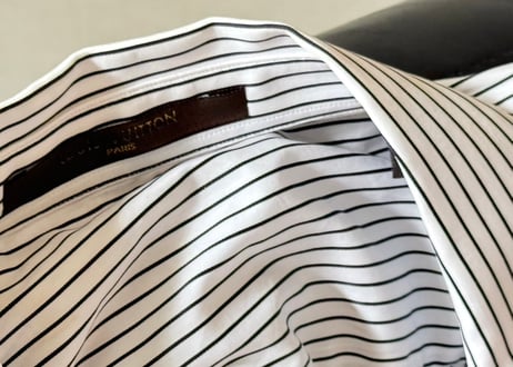 louis vuitton strripe shirt dead stock