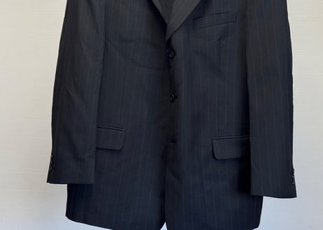yves saint laurent stripe tailored jacket