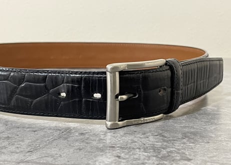 burberry leather belt