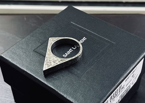 saint laurent paris 2021ss ring dead stock
