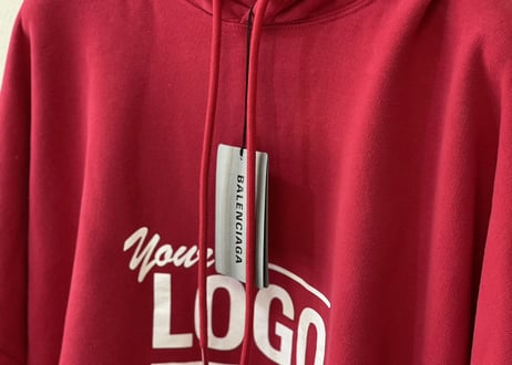 balenciaga 2021ss over size hoodie dead stock