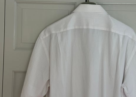 hermes logo shadow stripe shirt