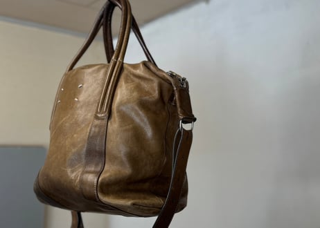maison margiela leather shouder "sailor bag"