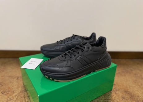 bottega veneta 2019aw leather sneakes black 41 dead stock