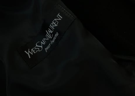 yves saint laurent pure cashmere long coat