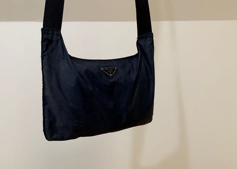prada nylon bag black