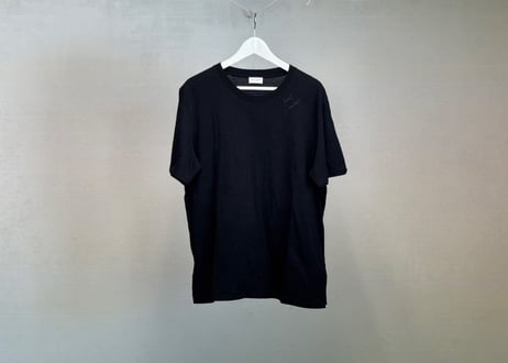 saint laurent 2018ss ”筆記体" logo tops