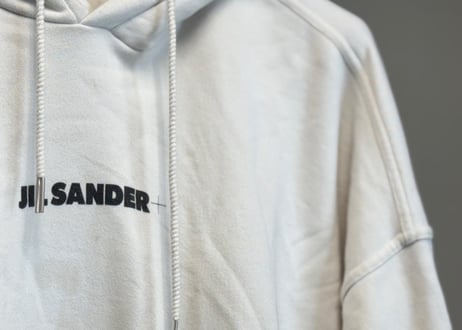 jilsander ”Meier 期” oversized logo hoodie