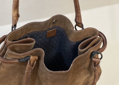 80-90s gucci leather bag