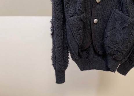 sacai knit jacket