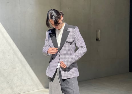 pacp rabamme 2021ss wide lapel jacket dead stock