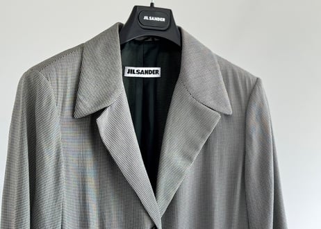 jilsander set up suit gray